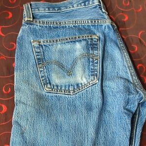 Levi's Original 501 Blue Jeans with Red Tag